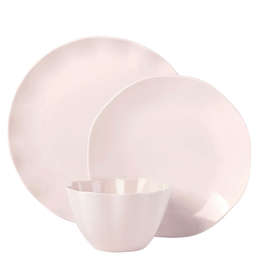 KATE SPADE NEW YORK PETAL LANE DINNERWARE Blush 3 Piece Place Sett