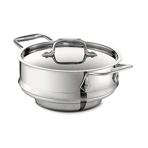 All-Clad 59915 Stainless Steel All-Purpose Steamer with Lid Cookware, Silver
