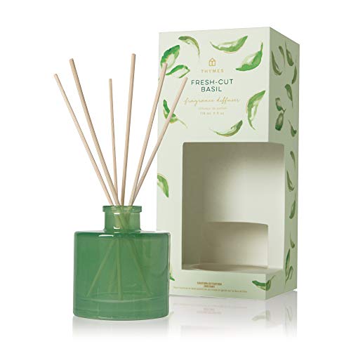 Thymes Petite Reed Diffuser - 4 Fl Oz - Fresh-Cut Basil